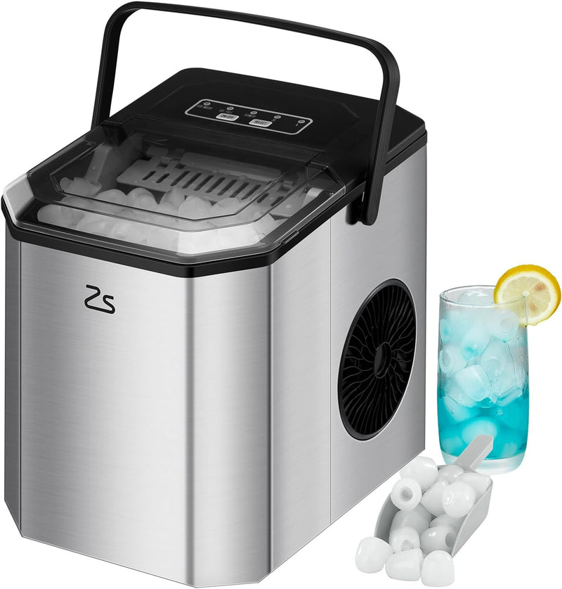 12kg Portable Ice Maker – Compact, Quiet and Powerful – 1 Year Warranty