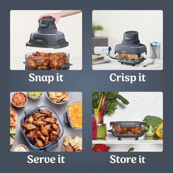 Crispi® – 4 in 1 Air Fryer – Fast, Crispy Meals with Zero Mess 