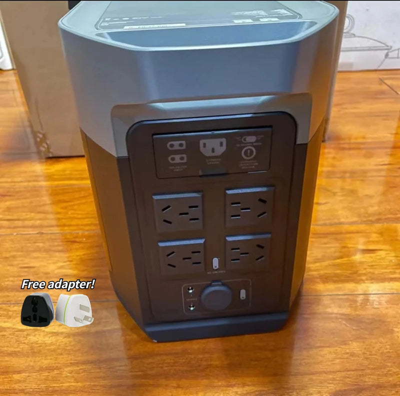EcoFlow DELTA 2 Max – 2048Wh, 3000W, Portable Solar Generator 