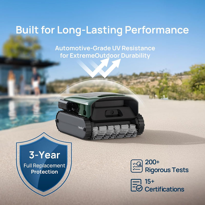 Smart Pool Vacuum Robot – 5-in-1 Solution for Complete Cleaning! 