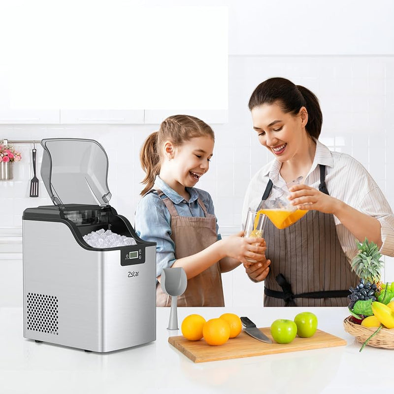12kg Portable Ice Maker – Compact, Quiet and Powerful – 1 Year Warranty