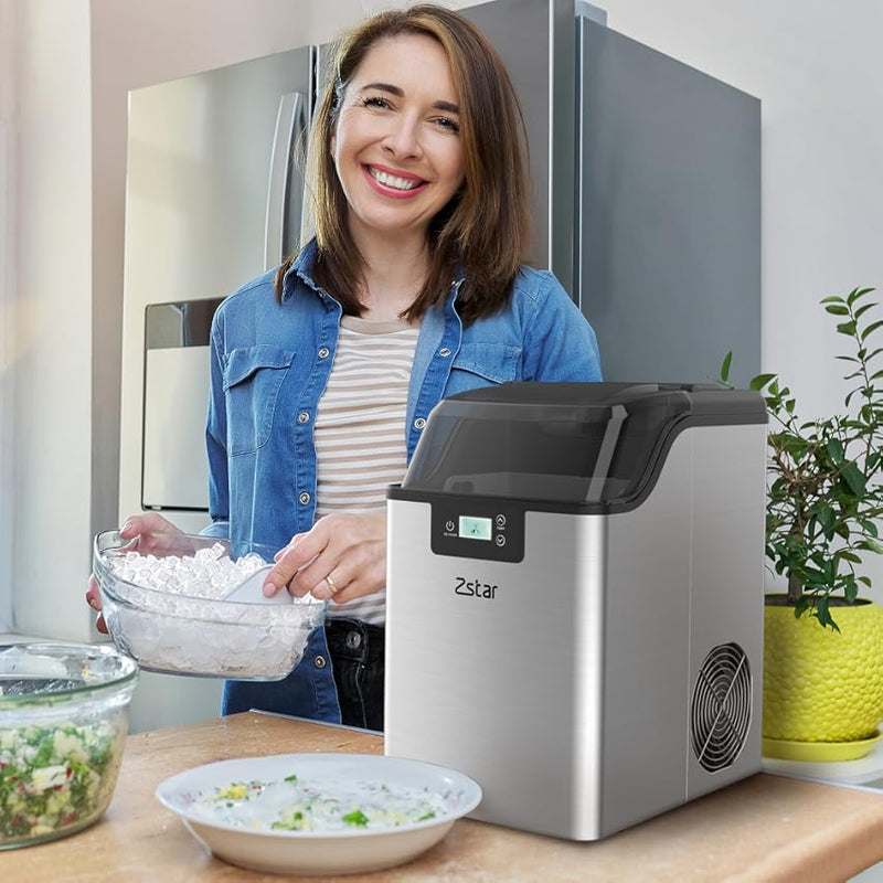 12kg Portable Ice Maker – Compact, Quiet and Powerful – 1 Year Warranty